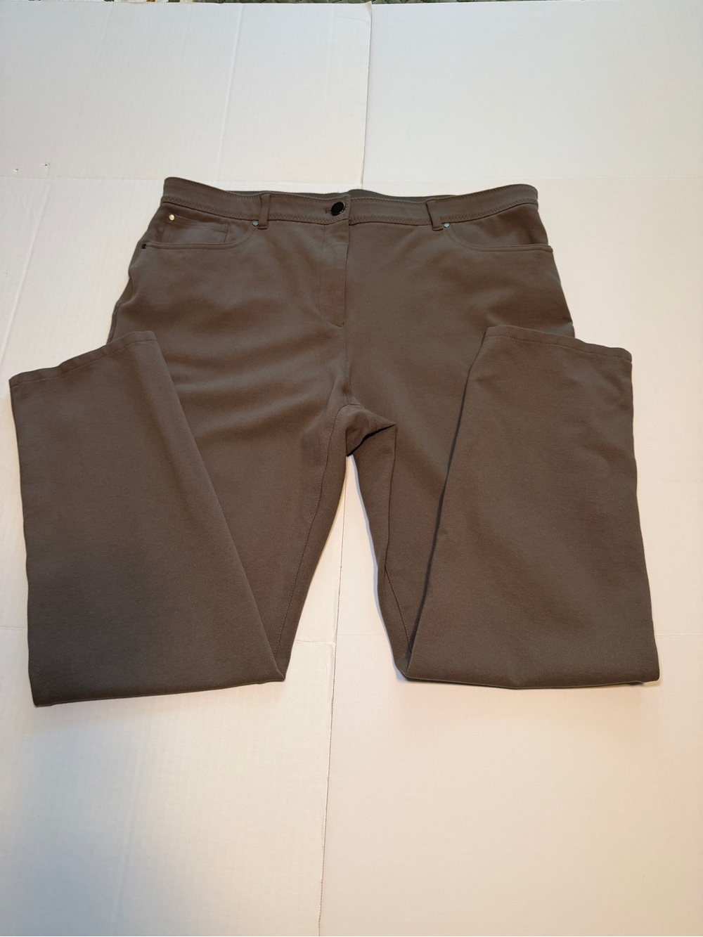 Chico's Men's Dark Brown Stretch Chinos